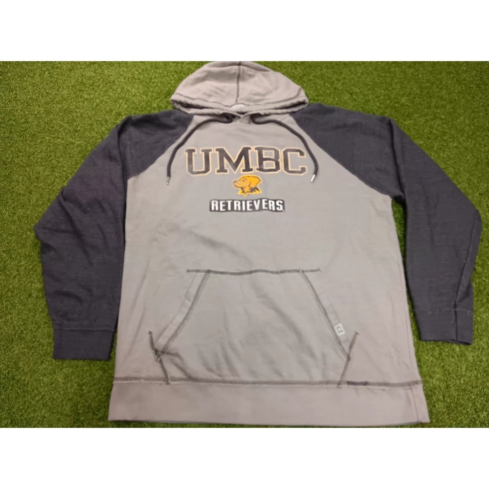 CI Sport Hoodie Mens XL Gray UMBC Retrievers Basketball Graphic Cotton‎ Athletic